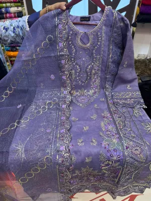 Pakistani Quata Laser-Cut Embroidered Party Set